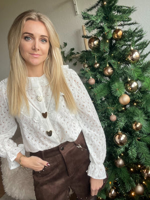 Aveline Lace Heart Blouse✨