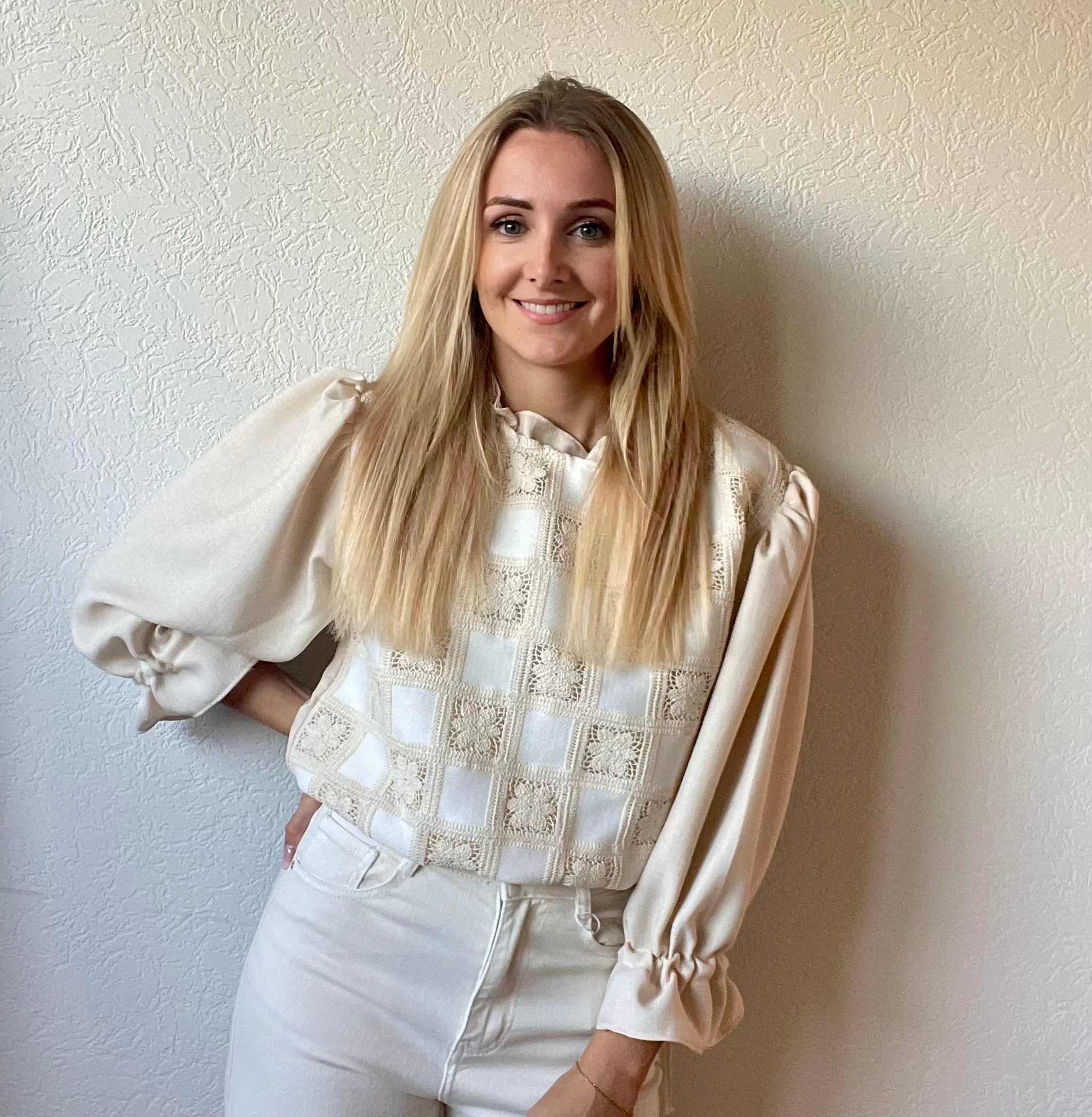 Romantic Crochet Blouse